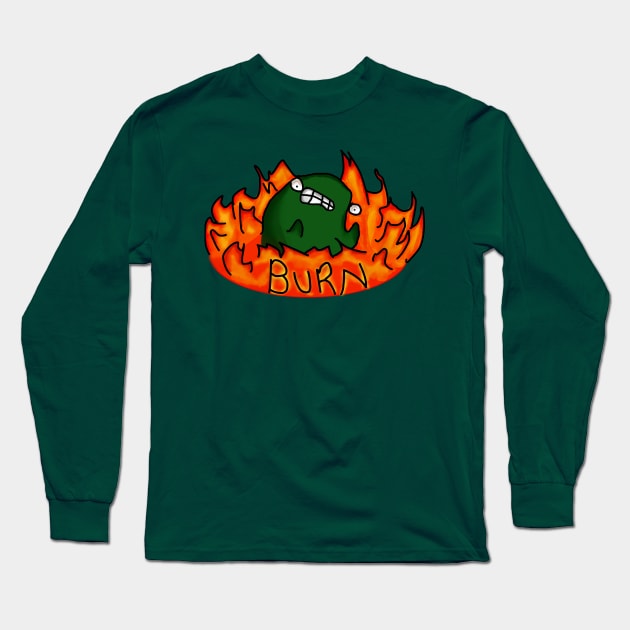 Burn Long Sleeve T-Shirt by PowerpuffBubs